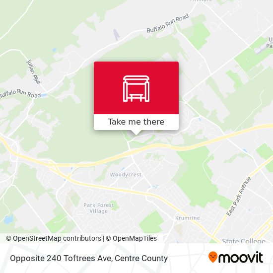 Mapa de Opposite 240 Toftrees Ave