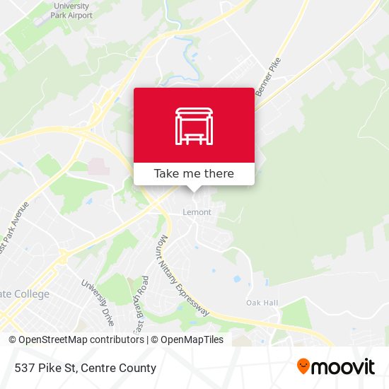 Mapa de 537 Pike St