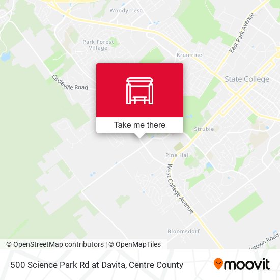 500 Science Park Rd at Davita map