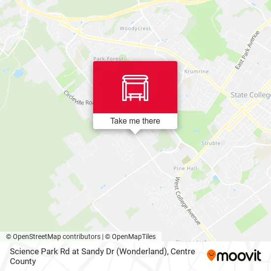Science Park Rd at Sandy Dr (Wonderland) map