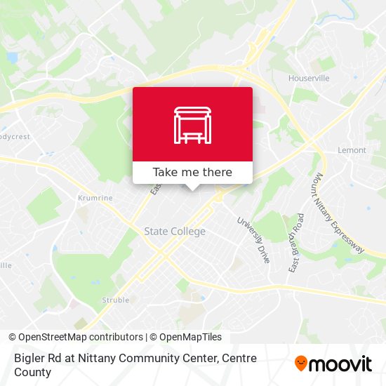 Mapa de Bigler Rd at Nittany Community Center