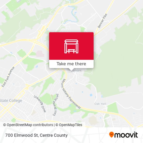 Mapa de 700 Elmwood St