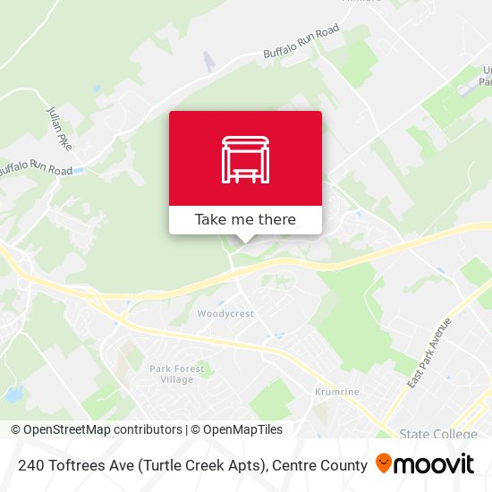 240 Toftrees Ave (Turtle Creek Apts) map