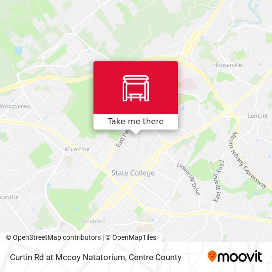 Mapa de Curtin Rd at Mccoy Natatorium