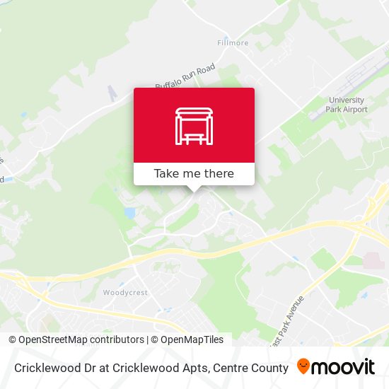 Cricklewood Dr at Cricklewood Apts map