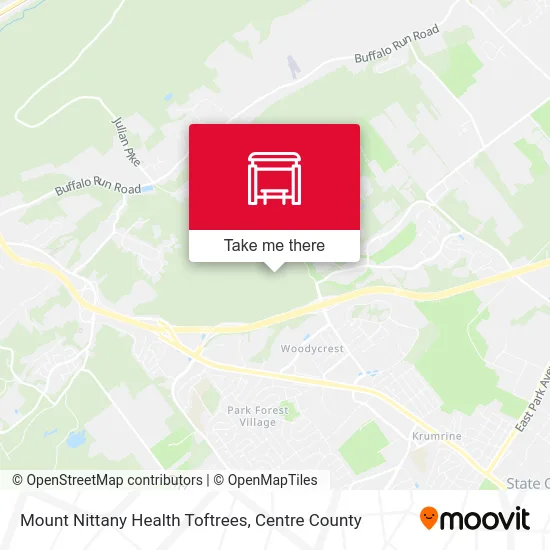 Mount Nittany Health Toftrees map