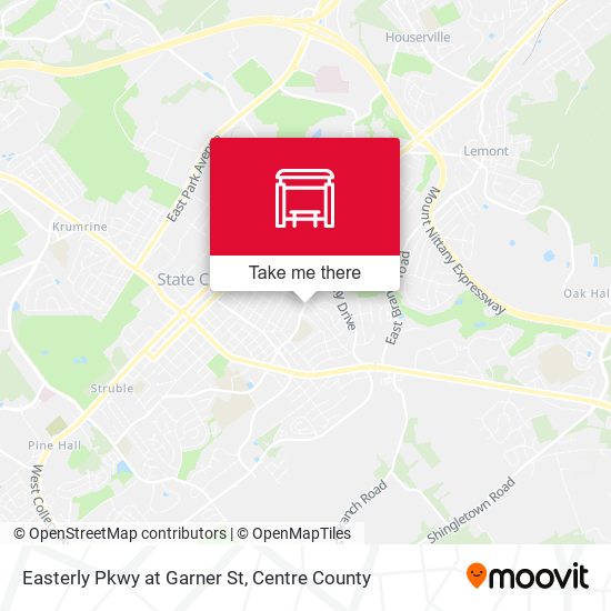 Mapa de Easterly Pkwy at Garner St