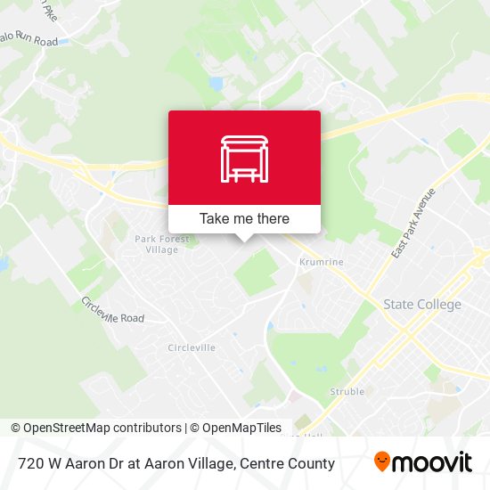 Mapa de 720 W Aaron Dr at Aaron Village