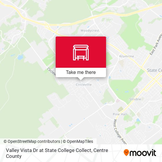 Valley Vista Dr at State College Collect map