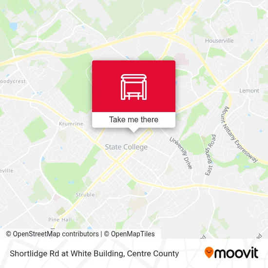 Shortlidge Rd at White Building map