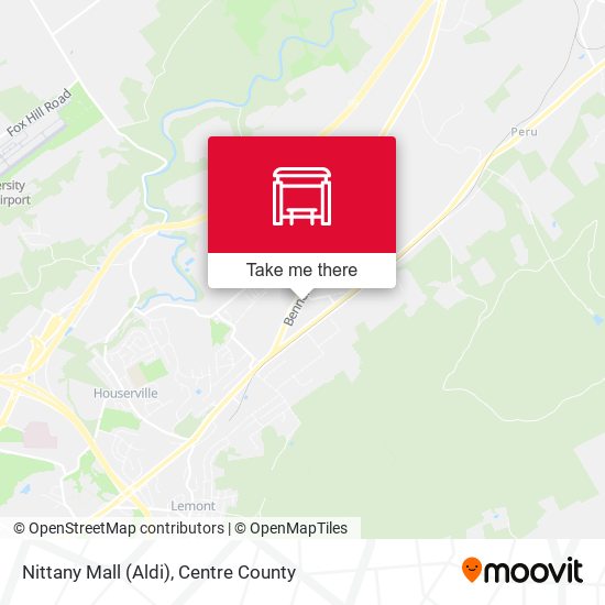 Nittany Mall (Aldi) map