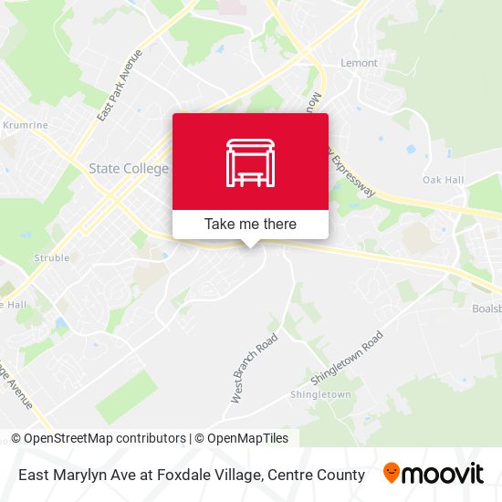 East Marylyn Ave at Foxdale Village map