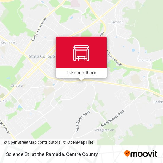 Mapa de Science St. at the Ramada