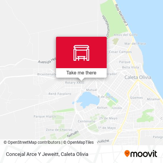 Concejal Arce Y Jeweitt map