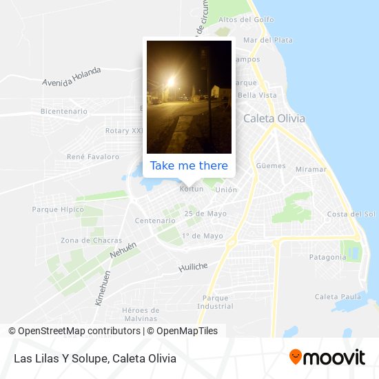 Las Lilas Y Solupe map