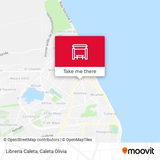Librería Caleta map