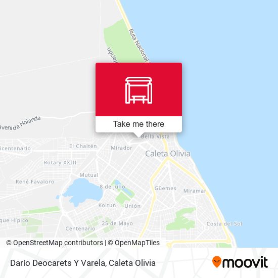 Darío Deocarets Y Varela map