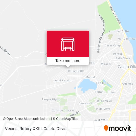 Mapa de Vecinal Rotary XXIII