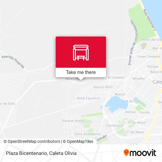 Mapa de Plaza Bicentenario