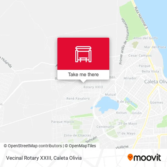 Vecinal Rotary XXIII map