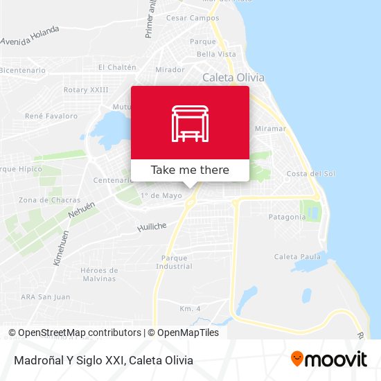 Mapa de Madroñal Y Siglo XXI