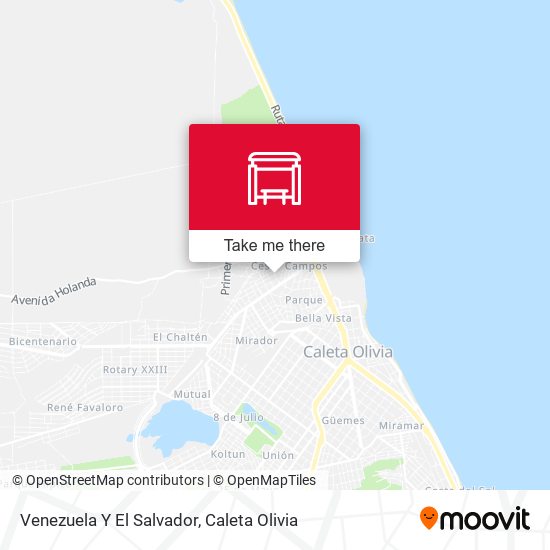 Venezuela Y El Salvador map
