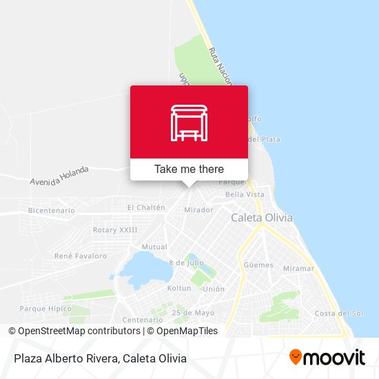 Mapa de Plaza Alberto Rivera