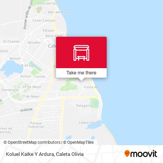 Koluel Kaike Y Ardura map