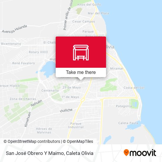 San José Obrero Y Maimo map