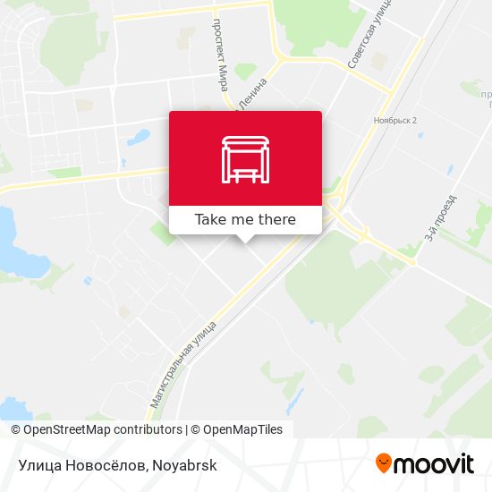 Улица Новосёлов map