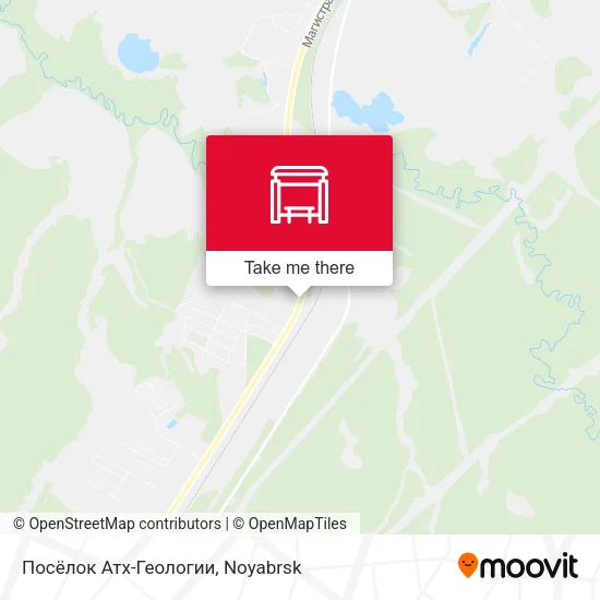 Посёлок Атх-Геологии map