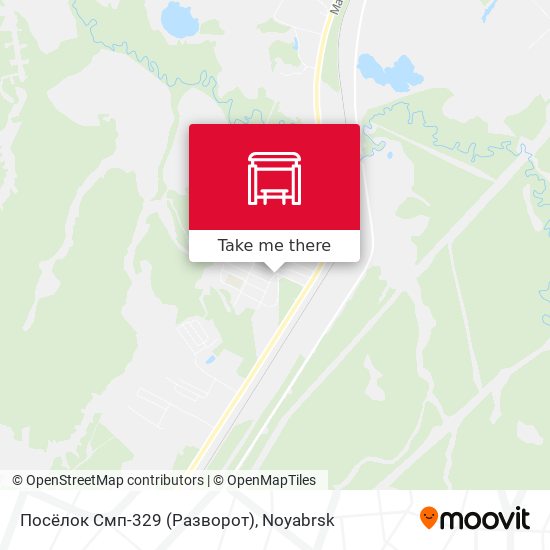 Посёлок Смп-329 (Разворот) map