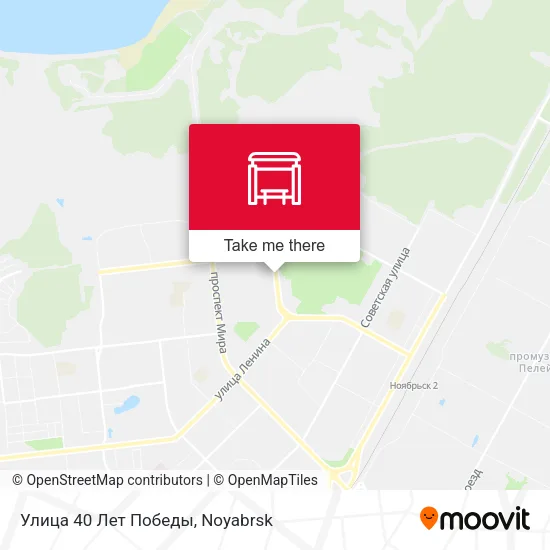 Улица 40 Лет Победы map