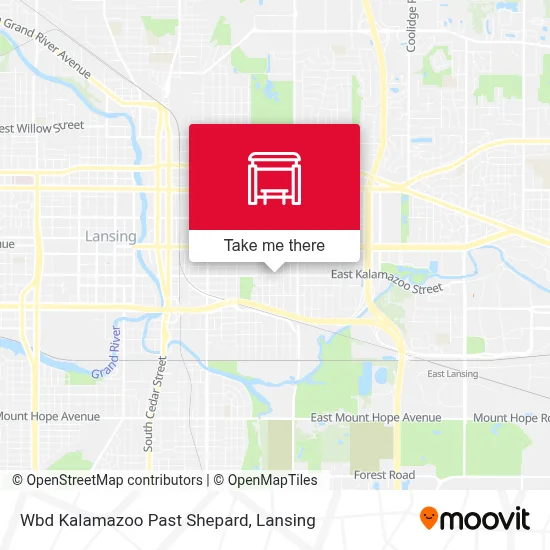Wbd Kalamazoo Past Shepard map