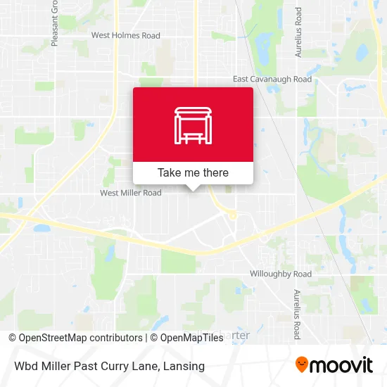 Wbd Miller Past Curry Lane map