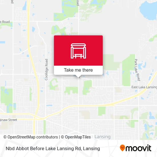 Mapa de Nbd Abbot Before Lake Lansing Rd