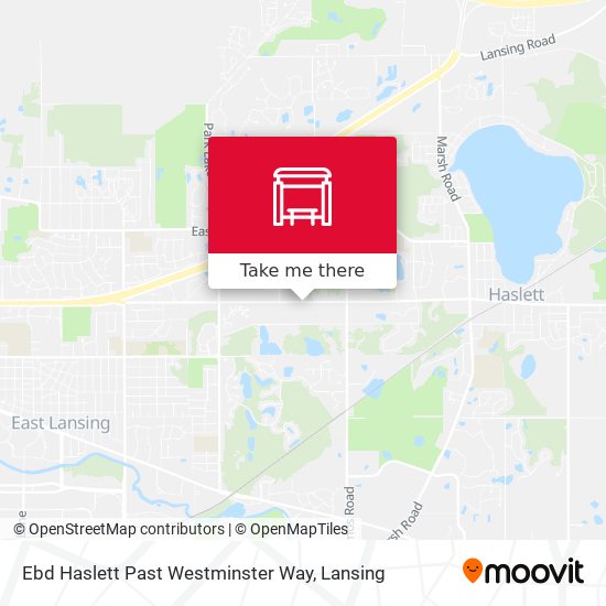 Mapa de Ebd Haslett Past Westminster Way