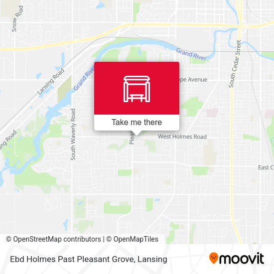 Mapa de Ebd Holmes Past Pleasant Grove