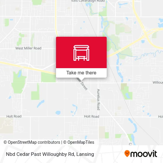 Mapa de Nbd Cedar Past Willoughby Rd