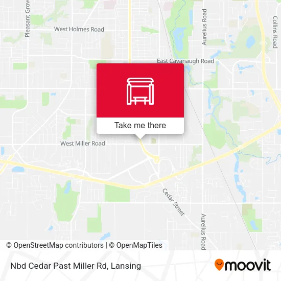Mapa de Nbd Cedar Past Miller Rd
