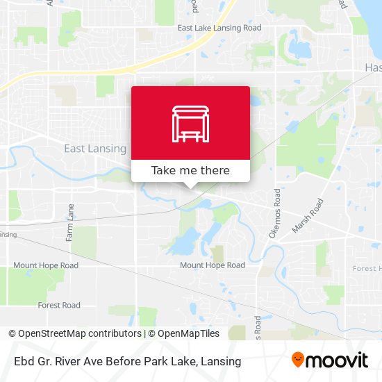 Mapa de Ebd Gr. River Ave Before Park Lake