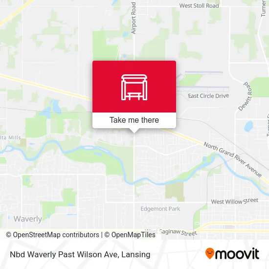 Mapa de Nbd Waverly Past Wilson Ave