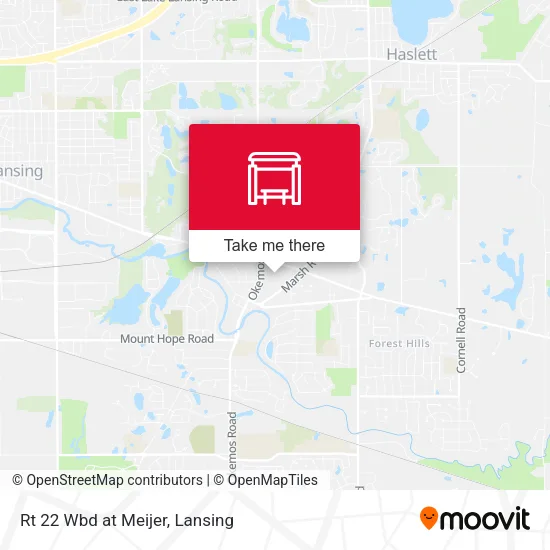 Mapa de Rt 22 Wbd at Meijer