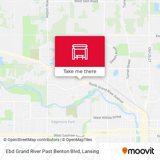 Ebd Grand River Past Benton Blvd map