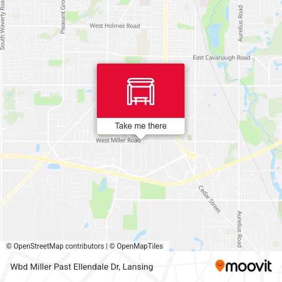 Mapa de Wbd Miller Past Ellendale Dr