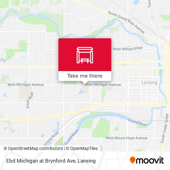 Mapa de Ebd Michigan at Brynford Ave