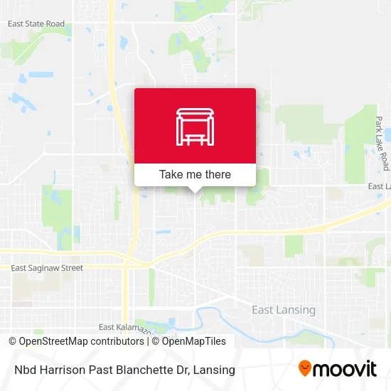 Mapa de Nbd Harrison Past Blanchette Dr