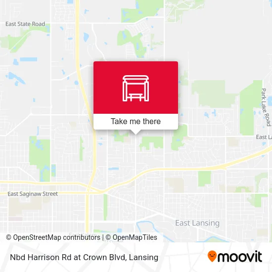Mapa de Nbd Harrison Rd at Crown Blvd