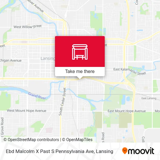Mapa de Ebd Malcolm X Past S Pennsylvania Ave