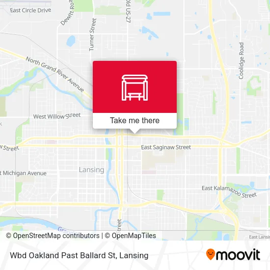 Mapa de Wbd Oakland Past Ballard St